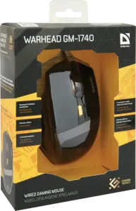 Defender - Vezetékes gamer egér Warhead GM-1740