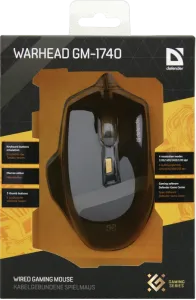 Defender - Vezetékes gamer egér Warhead GM-1740