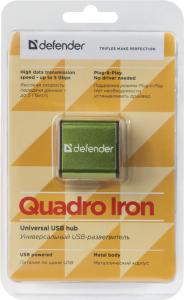 Defender - Univerzális USB hub Quadro Iron