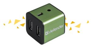 Defender - Univerzális USB hub Quadro Iron