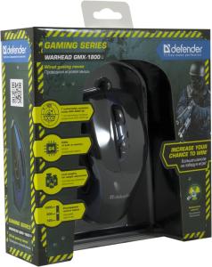 Defender - Vezetékes gamer egér Warhead GMX-1800
