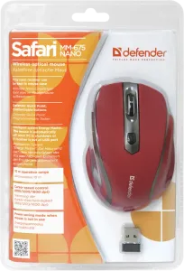 Defender - Vezeték nélküli optikai egér Safari MM-675