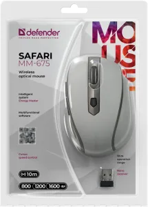 Defender - Vezeték nélküli optikai egér Safari MM-675