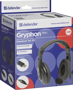 Defender - Headset PC-hez Gryphon 750U