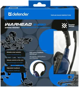 Defender - Gamer fejhallgató Warhead G-280