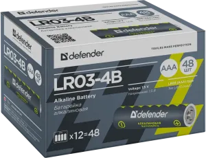 Defender - Alkáli elem LR03-4B