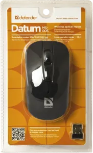Defender - Vezeték nélküli optikai egér Datum MS-005