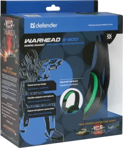 Defender - Gamer fejhallgató Warhead G-200