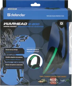 Defender - Gamer fejhallgató Warhead G-200