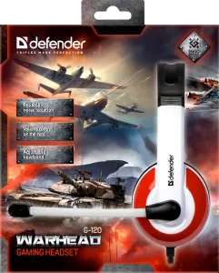 Defender - Gamer fejhallgató Warhead G-120