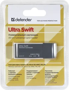 Defender - ALL-IN-1 univerzális kártyaolvasó Ultra Swift