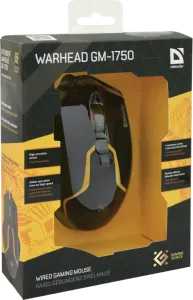 Defender - Vezetékes gamer egér Warhead GM-1750