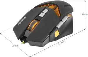 Defender - Vezetékes gamer egér Warhead GM-1780