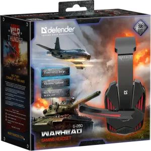 Defender - Gamer fejhallgató Warhead G-260