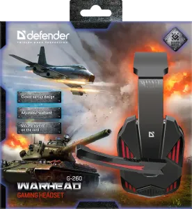 Defender - Gamer fejhallgató Warhead G-260