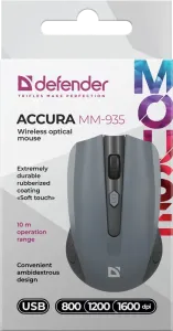Defender - Vezeték nélküli optikai egér Accura MM-935