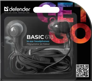 Defender - Fülbe helyezhető fülhallgató Basic 618