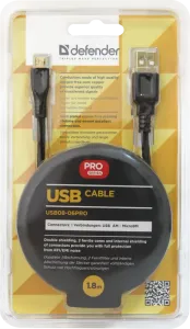 Defender - USB kábel USB08-06PRO USB2.0