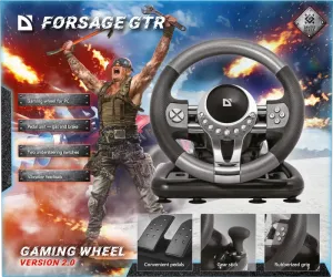 Defender - Gamer kormány FORSAGE GTR