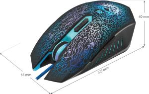 Defender - Vezetékes gamer egér Shock GM-110L