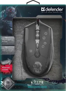 Defender - Vezetékes gamer egér Killer GM-170L