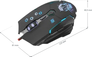 Defender - Vezetékes gamer egér Killer GM-170L