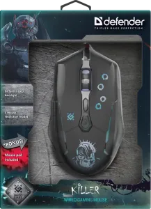 Defender - Vezetékes gamer egér Killer GM-170L