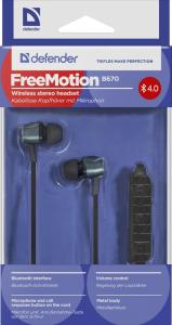 Defender - Vezeték nélküli sztereó headset FreeMotion B670