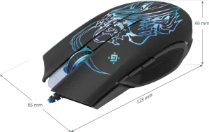 Defender - Vezetékes gamer egér Ghost GM-190L