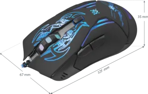Defender - Vezetékes gamer egér Bionic GM-250L