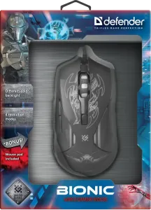 Defender - Vezetékes gamer egér Bionic GM-250L