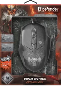 Defender - Vezetékes gamer egér Doom Fighter GM-260L