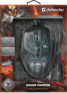 Defender - Vezetékes gamer egér Doom Fighter GM-260L