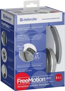 Defender - Vezeték nélküli sztereó headset FreeMotion B510
