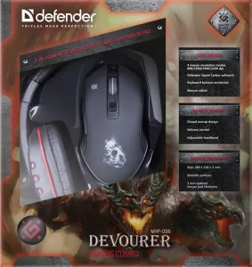 Defender - Gamer szett Devourer MHP-006