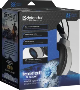 Defender - Gamer fejhallgató Icefall G-510 D