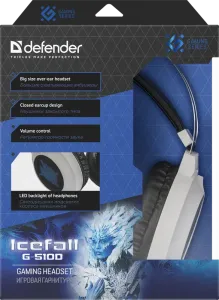 Defender - Gamer fejhallgató Icefall G-510 D