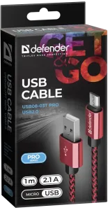 Defender - USB kábel USB08-03T PRO USB2.0