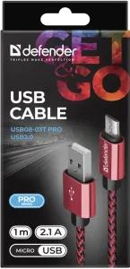 Defender - USB kábel USB08-03T PRO USB2.0