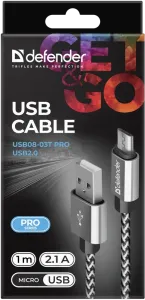 Defender - USB kábel USB08-03T PRO USB2.0