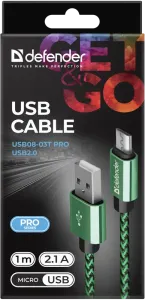 Defender - USB kábel USB08-03T PRO USB2.0