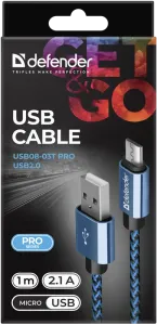 Defender - USB kábel USB08-03T PRO USB2.0