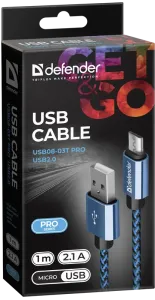 Defender - USB kábel USB08-03T PRO USB2.0