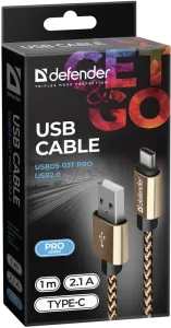 Defender - USB kábel USB09-03T PRO USB2.0