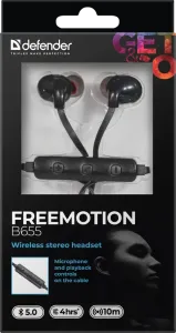 Defender - Vezeték nélküli sztereó headset FreeMotion B655