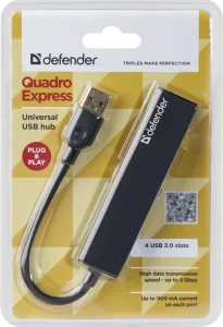 Defender - Univerzális USB hub Quadro Express