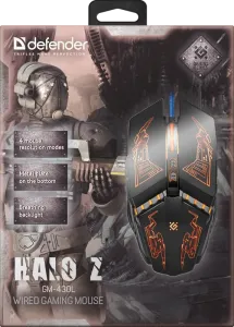 Defender - Vezetékes gamer egér Halo Z GM-430L