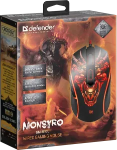 Defender - Vezetékes gamer egér Monstro GM-510L