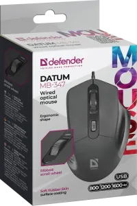 Defender - Vezetékes optikai egér Datum MB-347