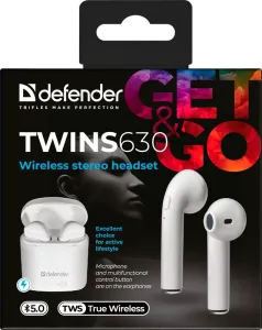 Defender - Vezeték nélküli sztereó headset Twins 630